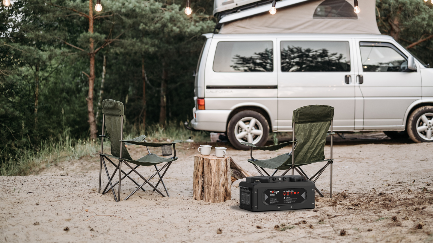VoltGo Elite Series 12.8V 200Ah LiFePO₄ Battery
