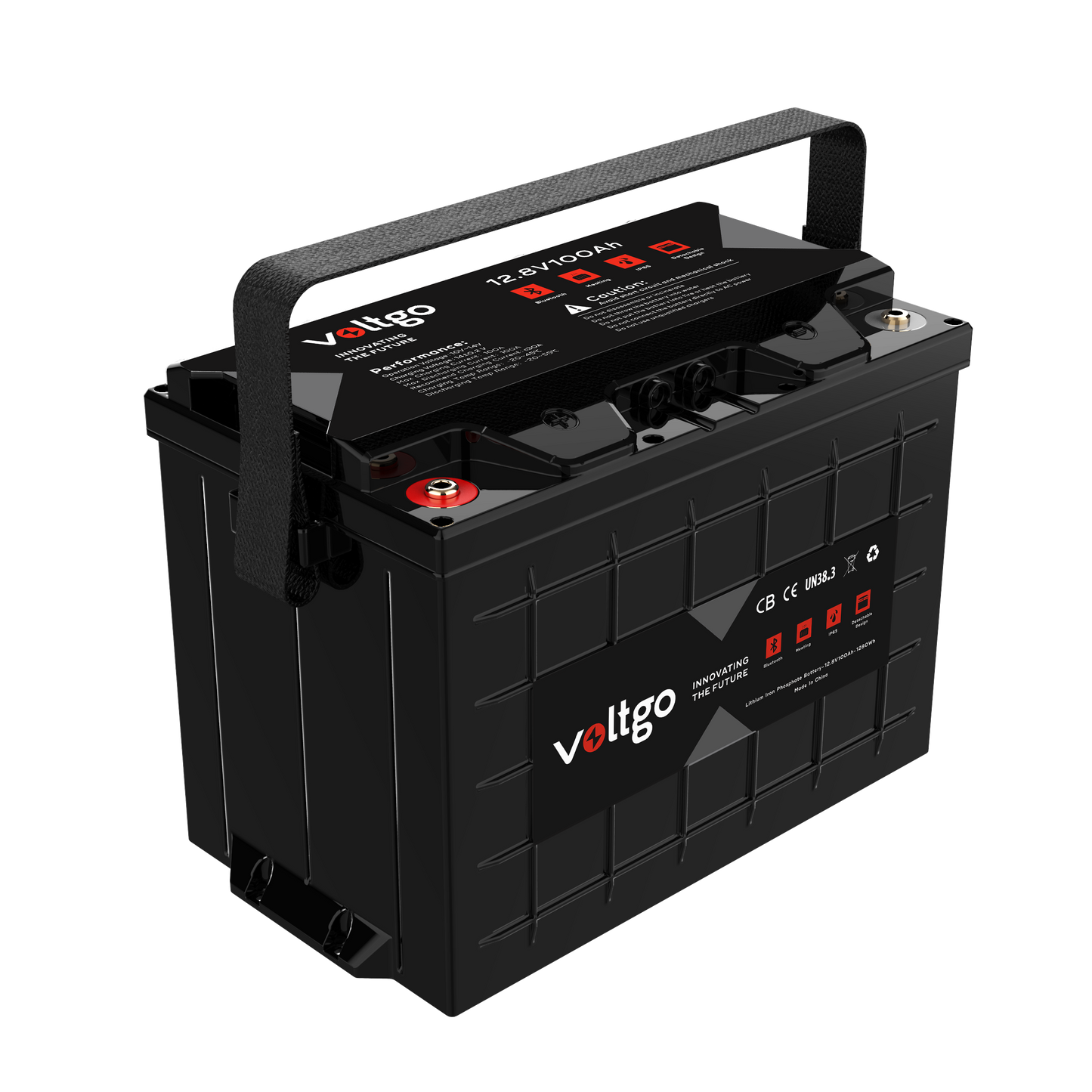 VoltGo Elite Series 12.8V 100Ah LiFePO₄ Battery